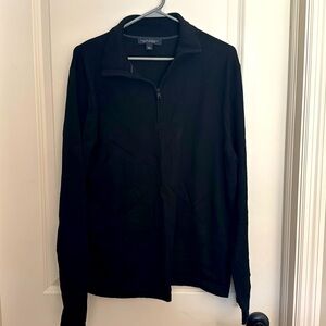 Men’s quarter zip black Banana Republic sweater